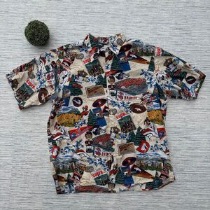 Vintage Reyn Spooner Denver Broncos Super Bowl Champions Hawaiian Shirt L